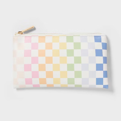 Pencil Pouch Checkered - Spritz™ | Target