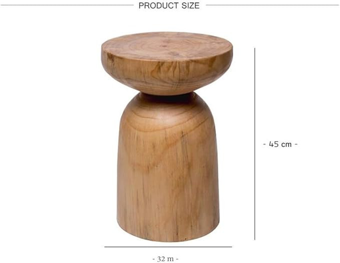 Side Table Modern Simple Unique Retro Rustic Classic Wood End Table Nightstand for Home and Offic... | Amazon (US)