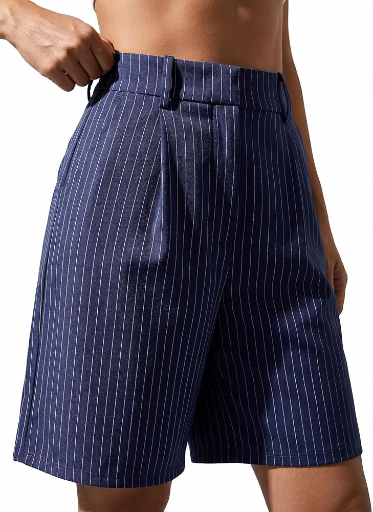 Women\u2019s High Waisted Dress Shorts | Amazon (US)