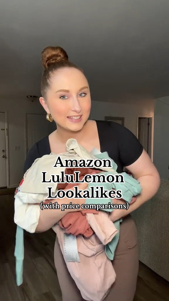 Amazon has the BEST Lulu lookalikes for less!! 🤎

#LTKGiftGuide #LTKstyletip #LTKVideo