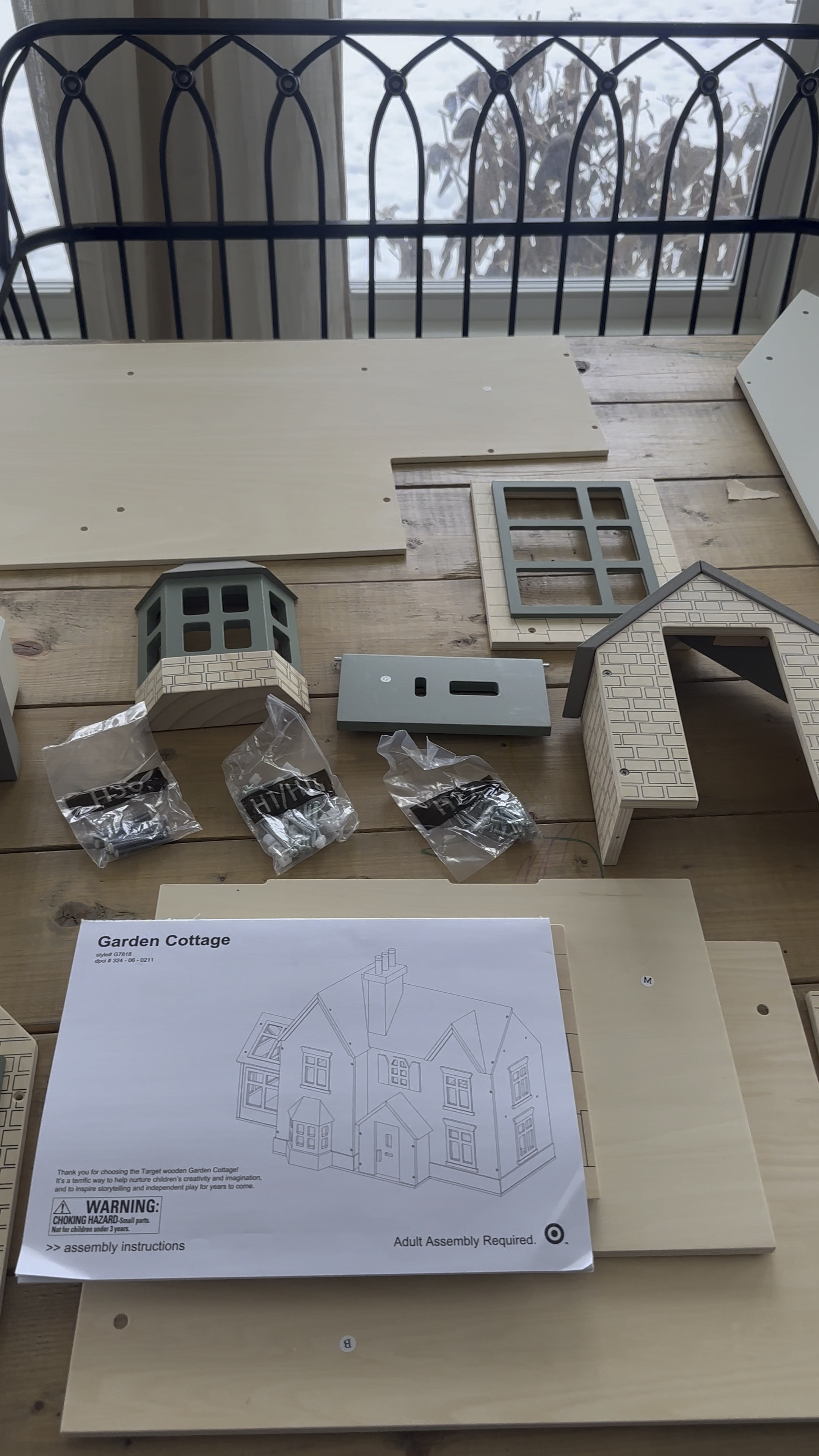 Today’s project: put together the Cottage Hearth & Hand Doll House! 

#LTKhome #LTKGiftGuide #LTKkids