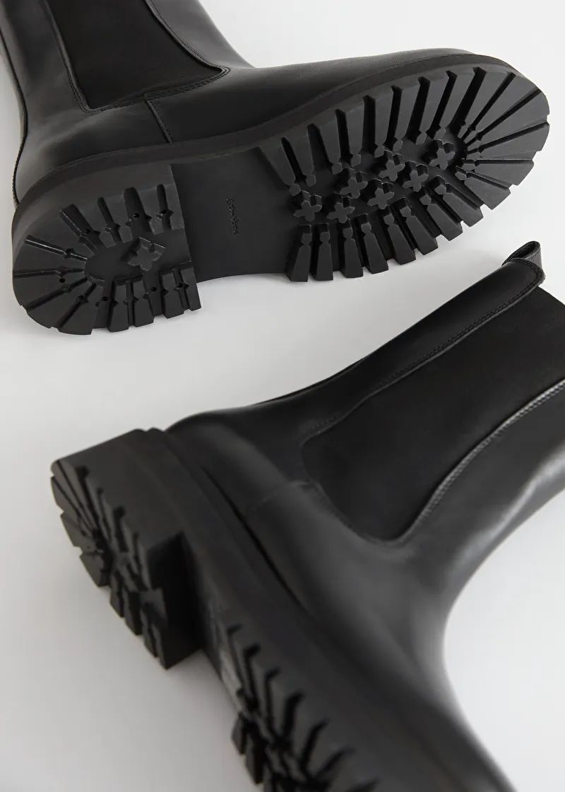 Chunky Chelsea Leather Boots | & Other Stories US
