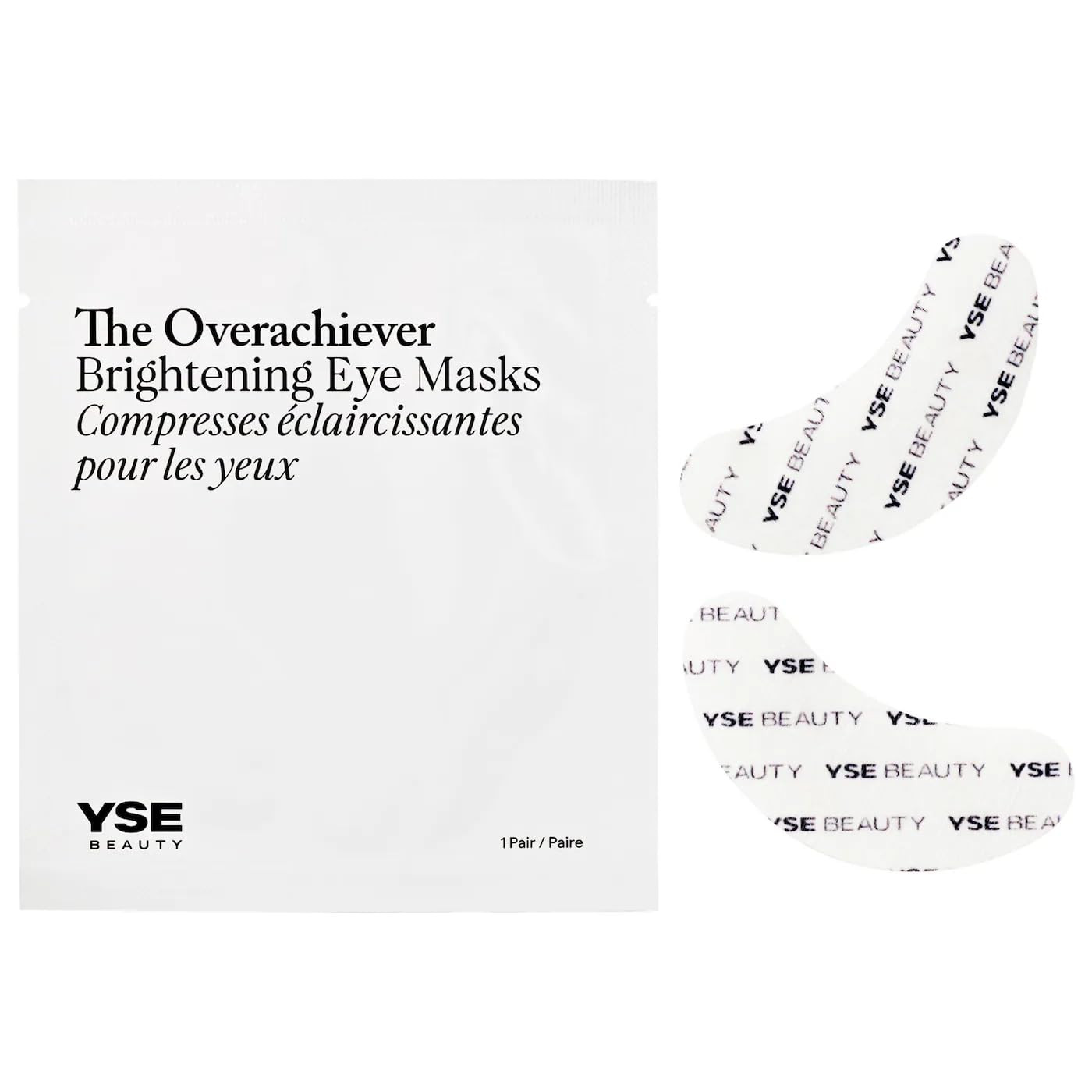 Beauty The Overachiever Brightening & Depuffing Eye Patches with Vitamin C | Size: 6 pairs | Amazon (US)