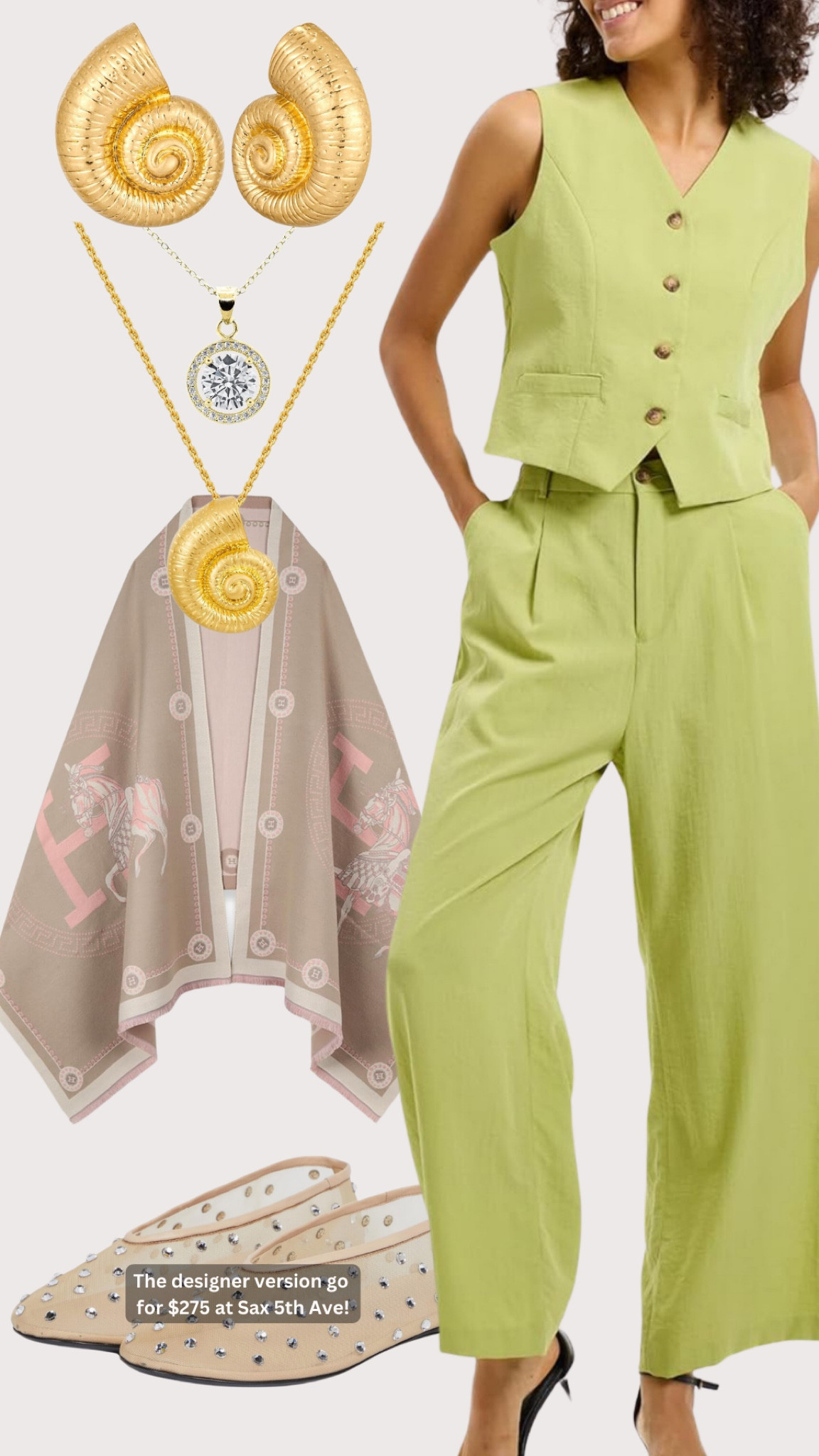 Work wear! In my light spring era in this two piece vest suit for my NYC work event. 

The mesh ballet flats are a look alike and the designer version goes for $275 at Saks 5th Ave!

#workwear #workootd #lightspring 

#LTKOver40 #LTKFindsUnder50 #LTKMidsize