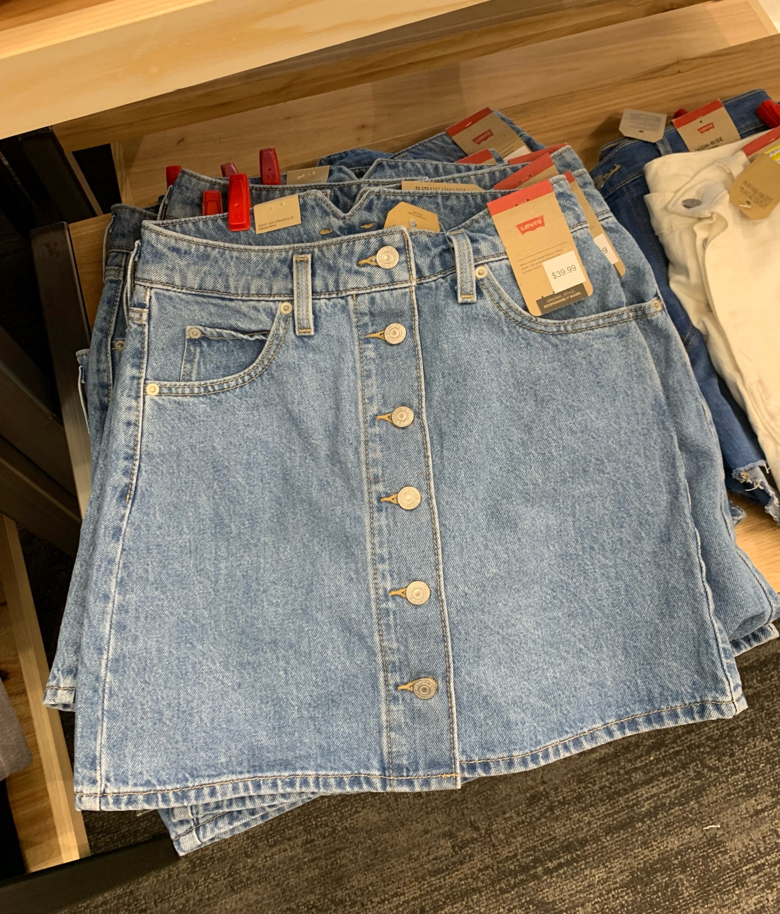 Levi’s Denim Skirt! $39.99 🎯

#LTKunder100 #LTKunder50 #LTKfit