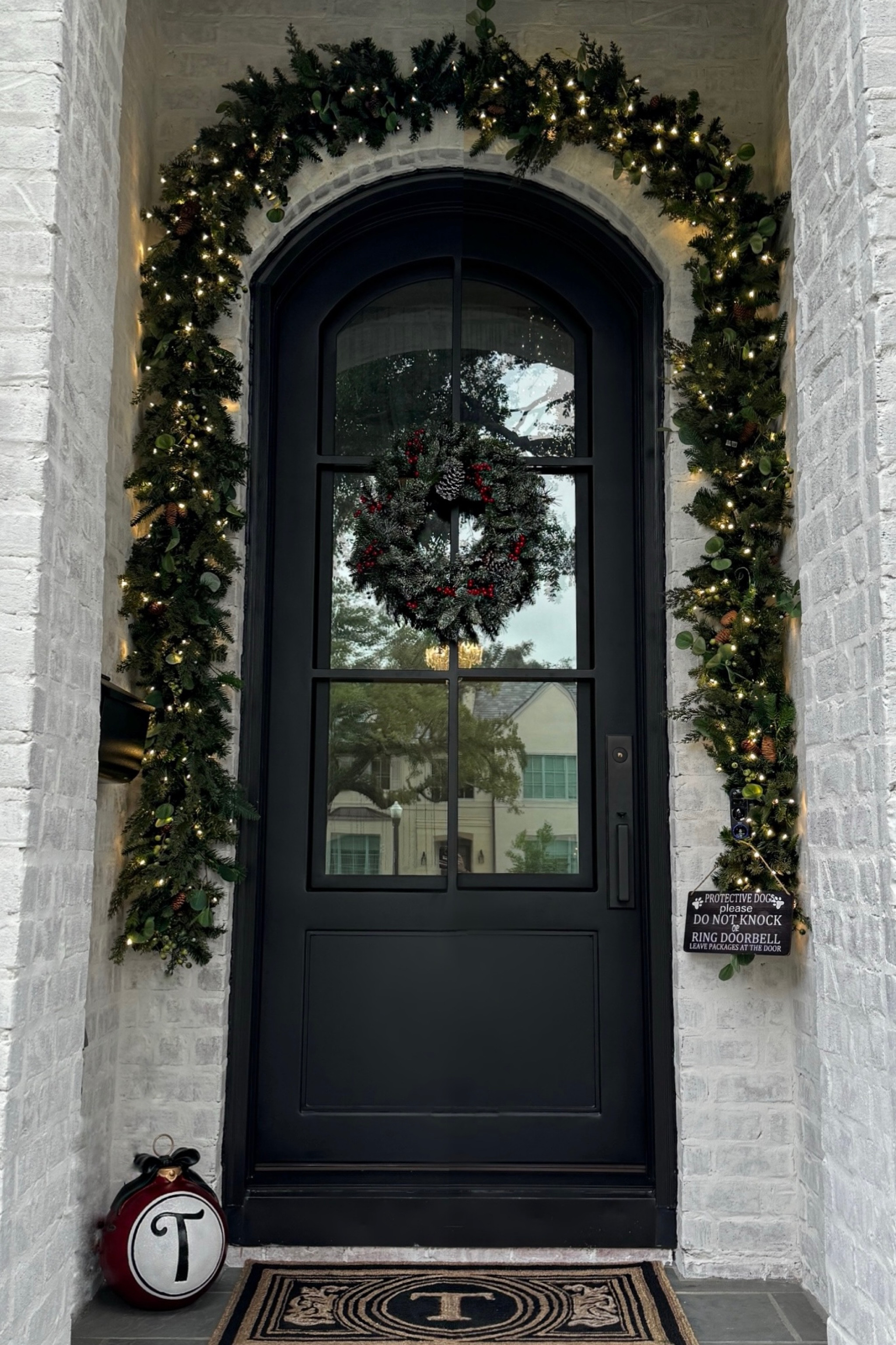 🎄 Christmas Decorations 🎄 Warm up your entry with a beautiful prelit garland. These are two 9 foot corded garlands. They are full and lush. 25% off site wide today!

The wreath is battery operated and turns on for 6 hours and turns itself off automatically and on automatically at the same time everyday. 

Adding a hint of monogrammed holiday decor adds a personalized touch! 

#everypiecefits

#LTKsalealert #LTKHoliday #LTKhome