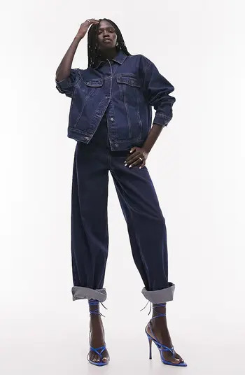 Oversize Denim Trucker Jacket | Nordstrom