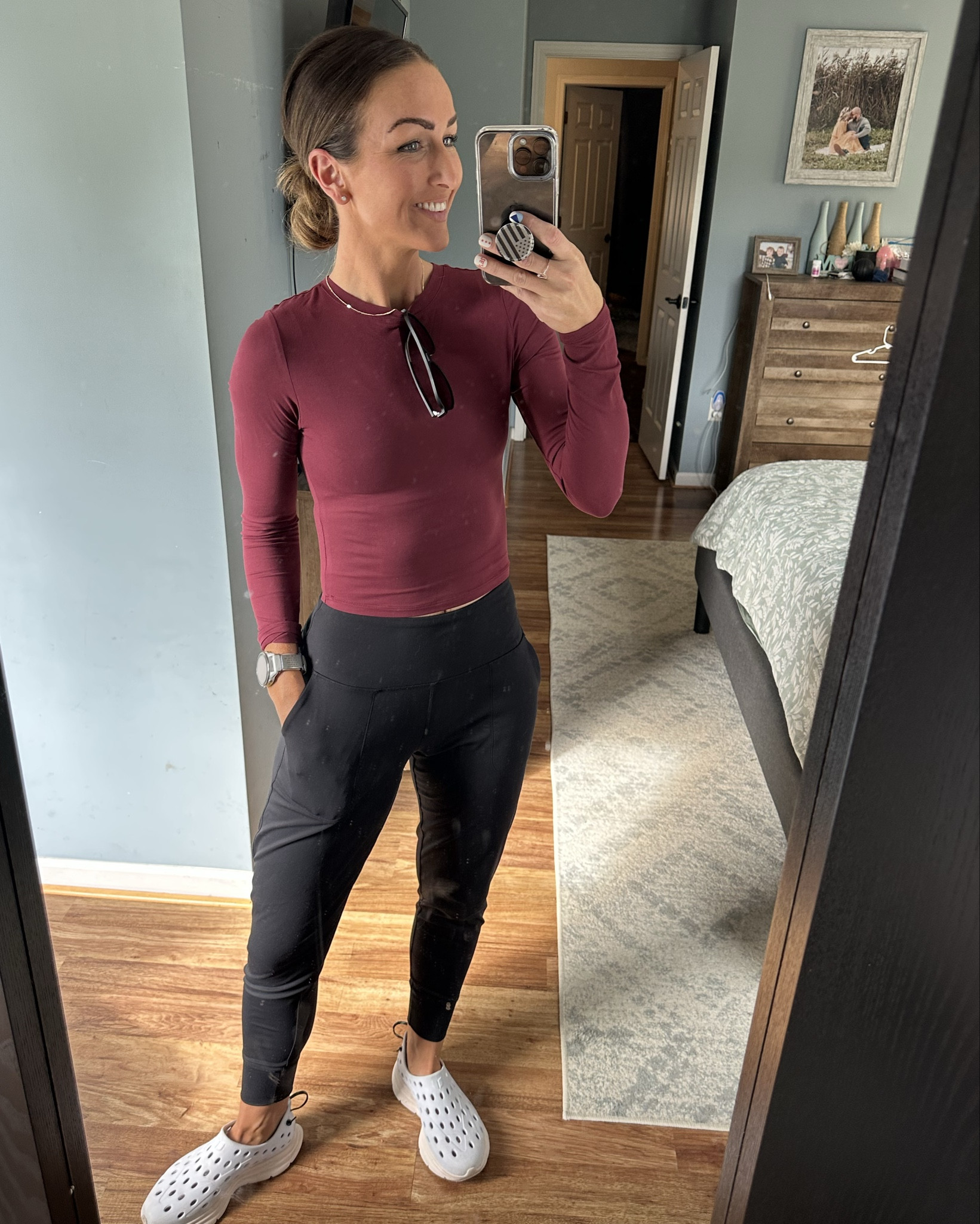 4 days post marathon fit! No running today but I’ll still be comfy 😊