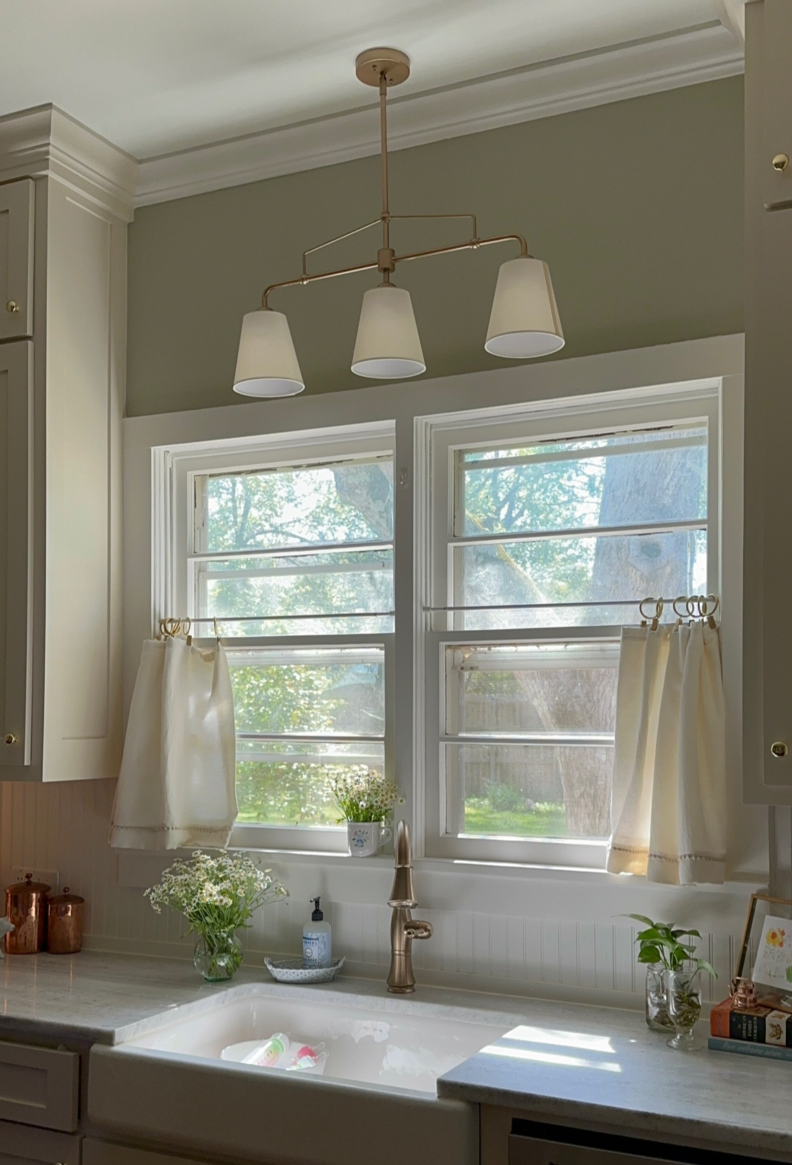 My dream kitchen! Wall color is SW grassland 💛

#LTKHome