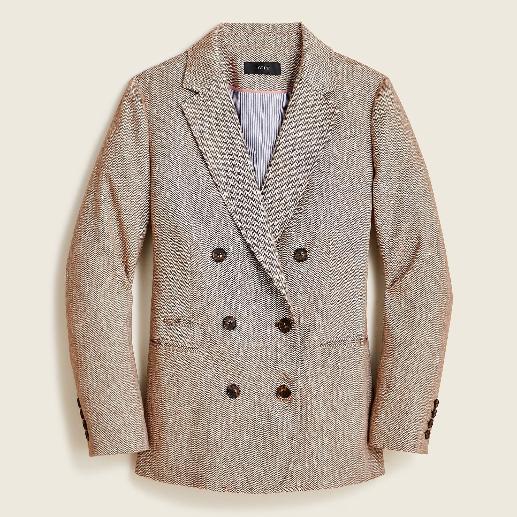 Bristol blazer in Italian cotton-linen herringbone | J.Crew US