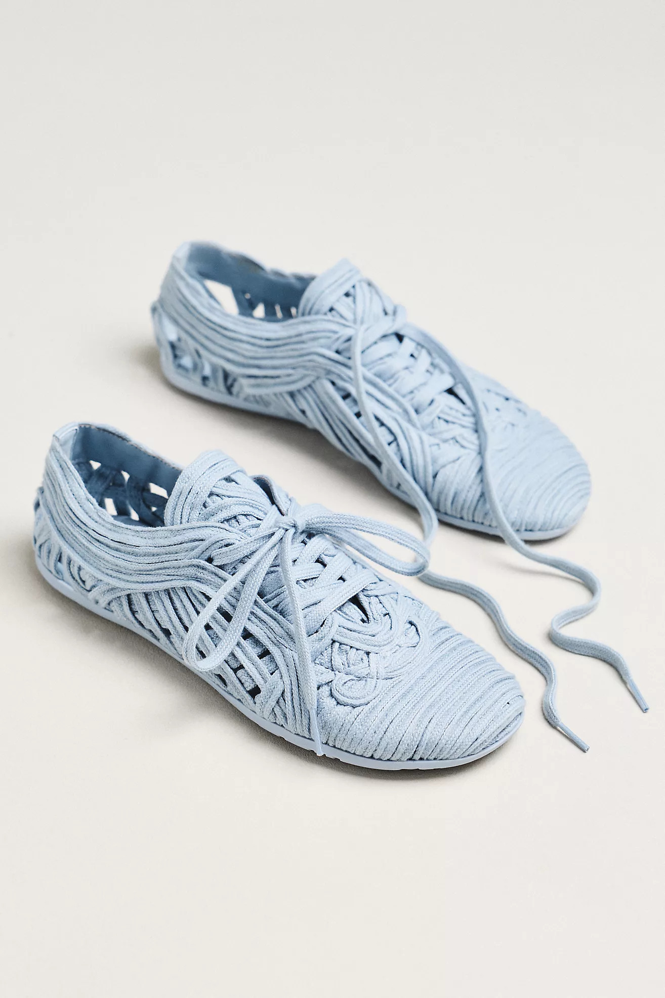 Paloma Barcelo Cora Woven Sneakers | Anthropologie (US)