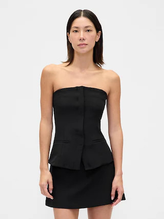 Strapless BiStretch Corset Top | Gap (US)