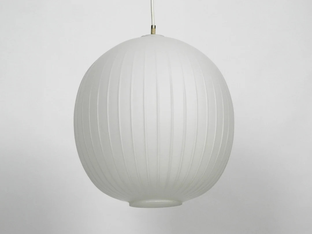 Rare Beautiful Aloys Gangkofner Mid Century Glass Pendant Lamp - Etsy | Etsy (US)