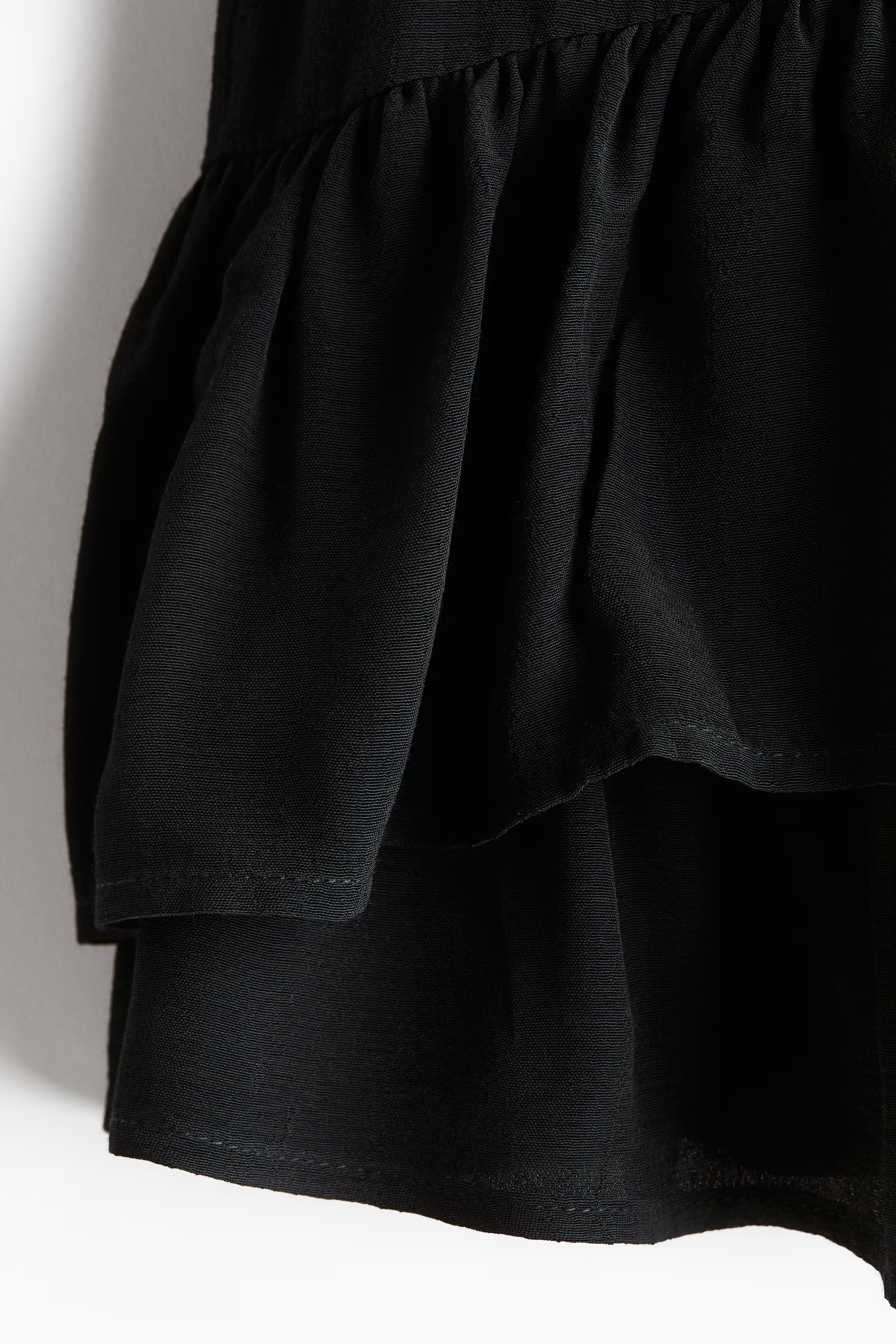 Minirok met volant - Zwart - DAMES | H&M NL | H&M (DE, AT, CH, NL, FI)