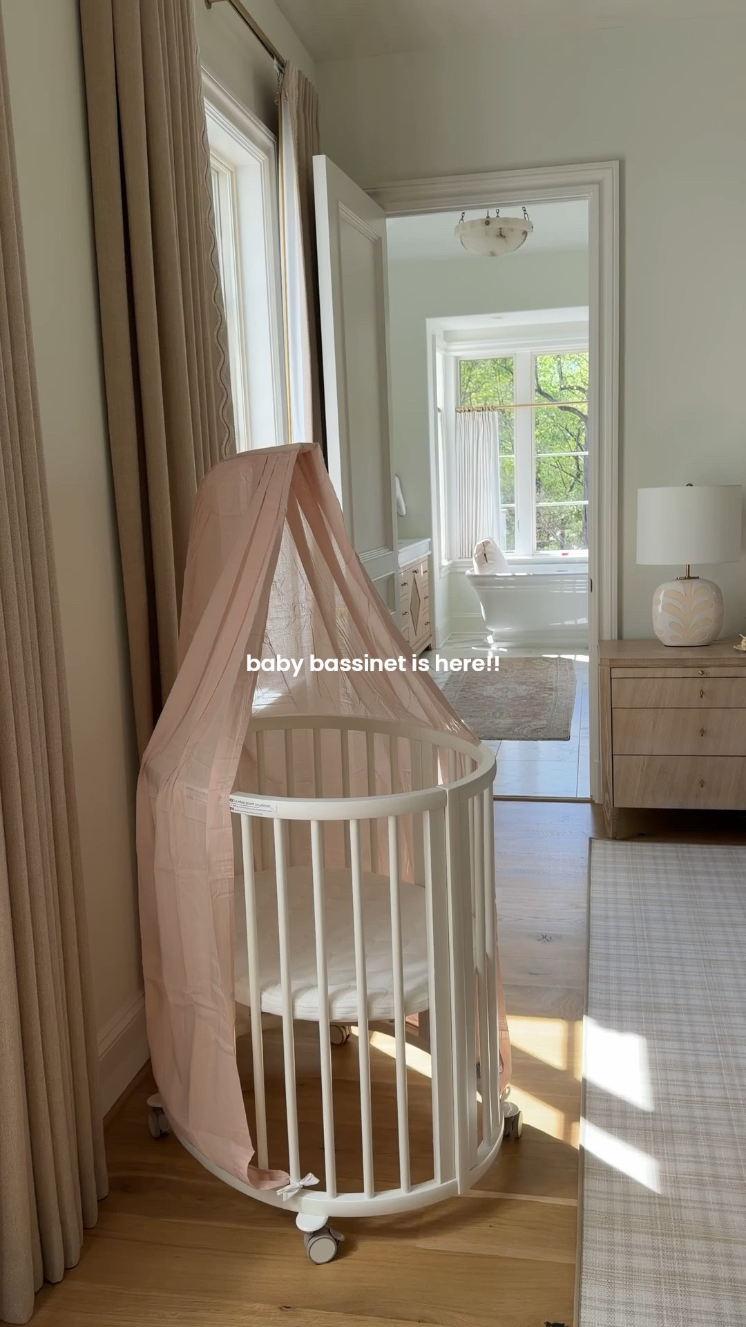 Our baby bassinet, the Stokke mini, is here!!! 🤍✨

#LTKKids #LTKBump #LTKBaby