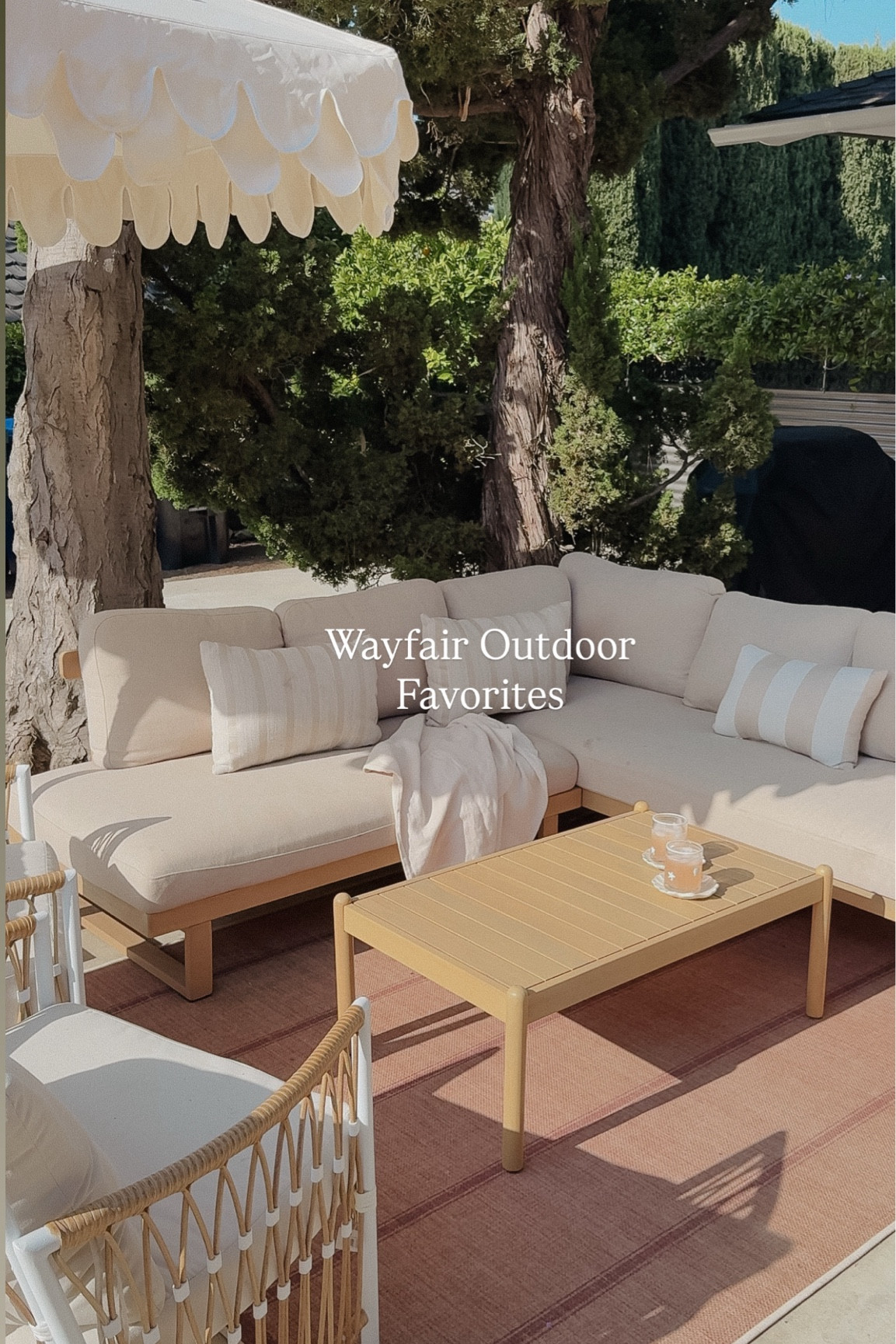 #ad affordable outdoor favorites with Wayfair!!! #WayfairPartner #Wayfair #wishyouwerehere #outdoor