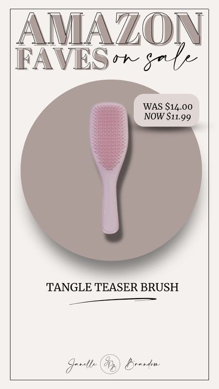 I love this brush for detangling hair 
On sale and makes a great stocking stuffer for holiday and Christmas gifts 
Early Black Friday amazon deals

#LTKbeauty #LTKunder50 #LTKHoliday