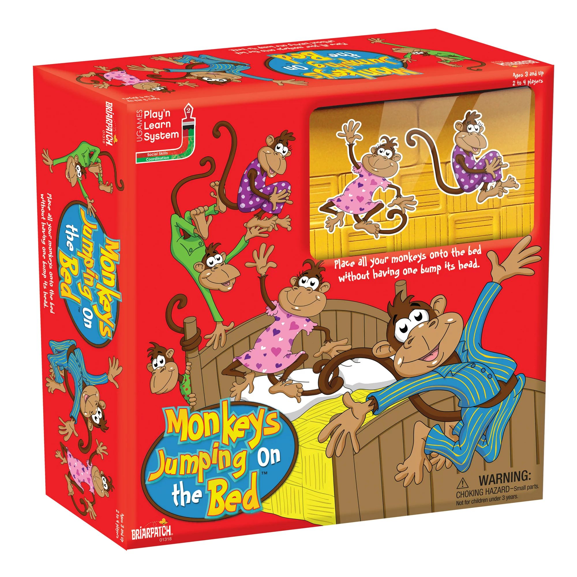 Briarpatch | Monkeys Jumping on the Bed Game, Ages 3+ - Walmart.com | Walmart (US)