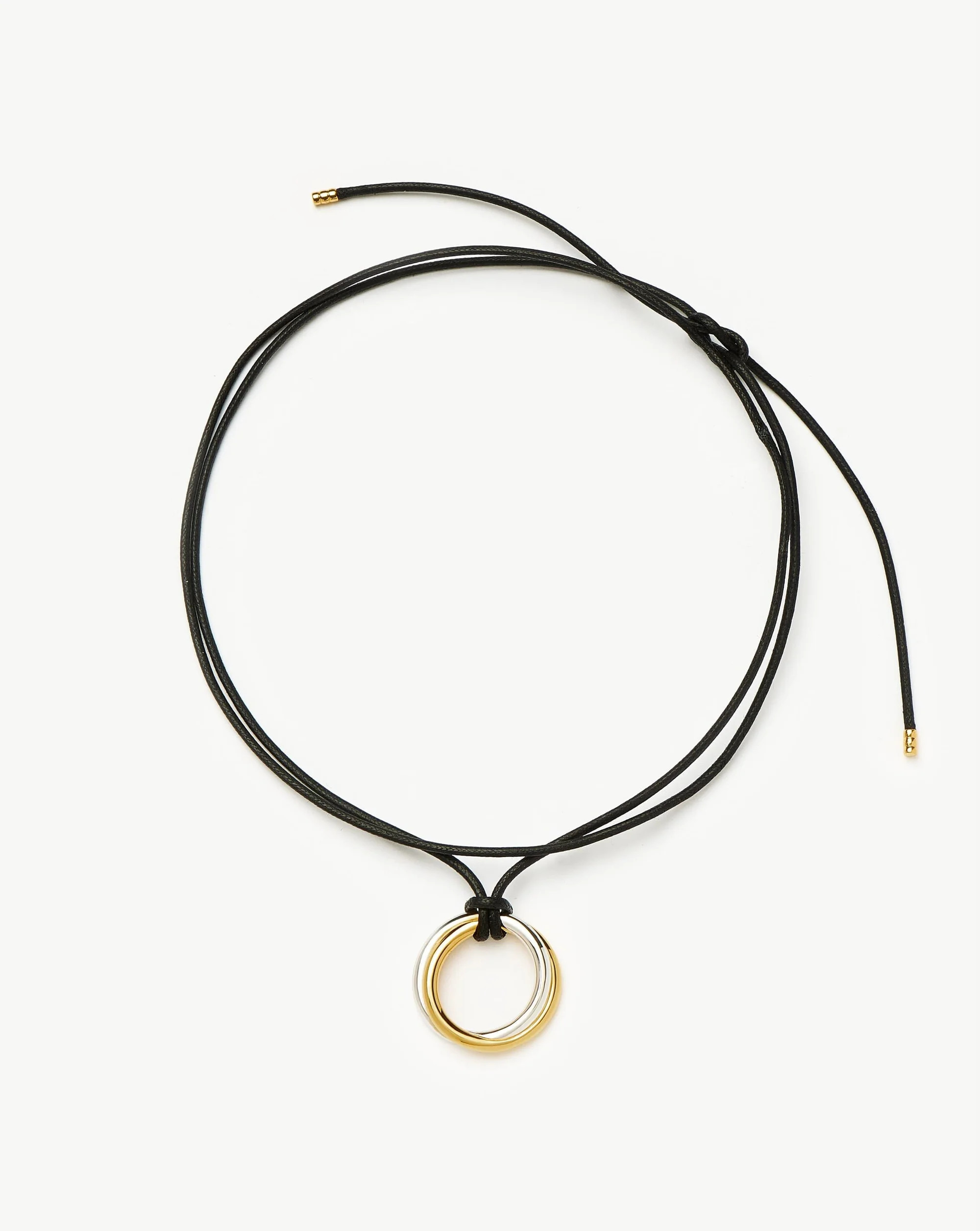 Lucy Williams Entwine Pendant Cord Necklace | Mixed Metal | Mixed Metal | Missoma | Missoma UK