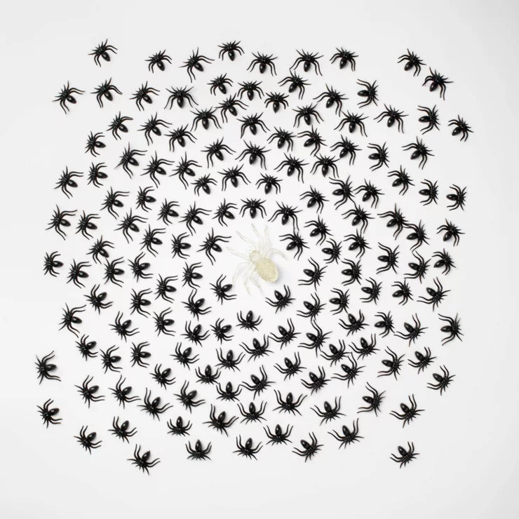 150ct Spiders Halloween Decorative Prop - Hyde & EEK! Boutique™ | Target
