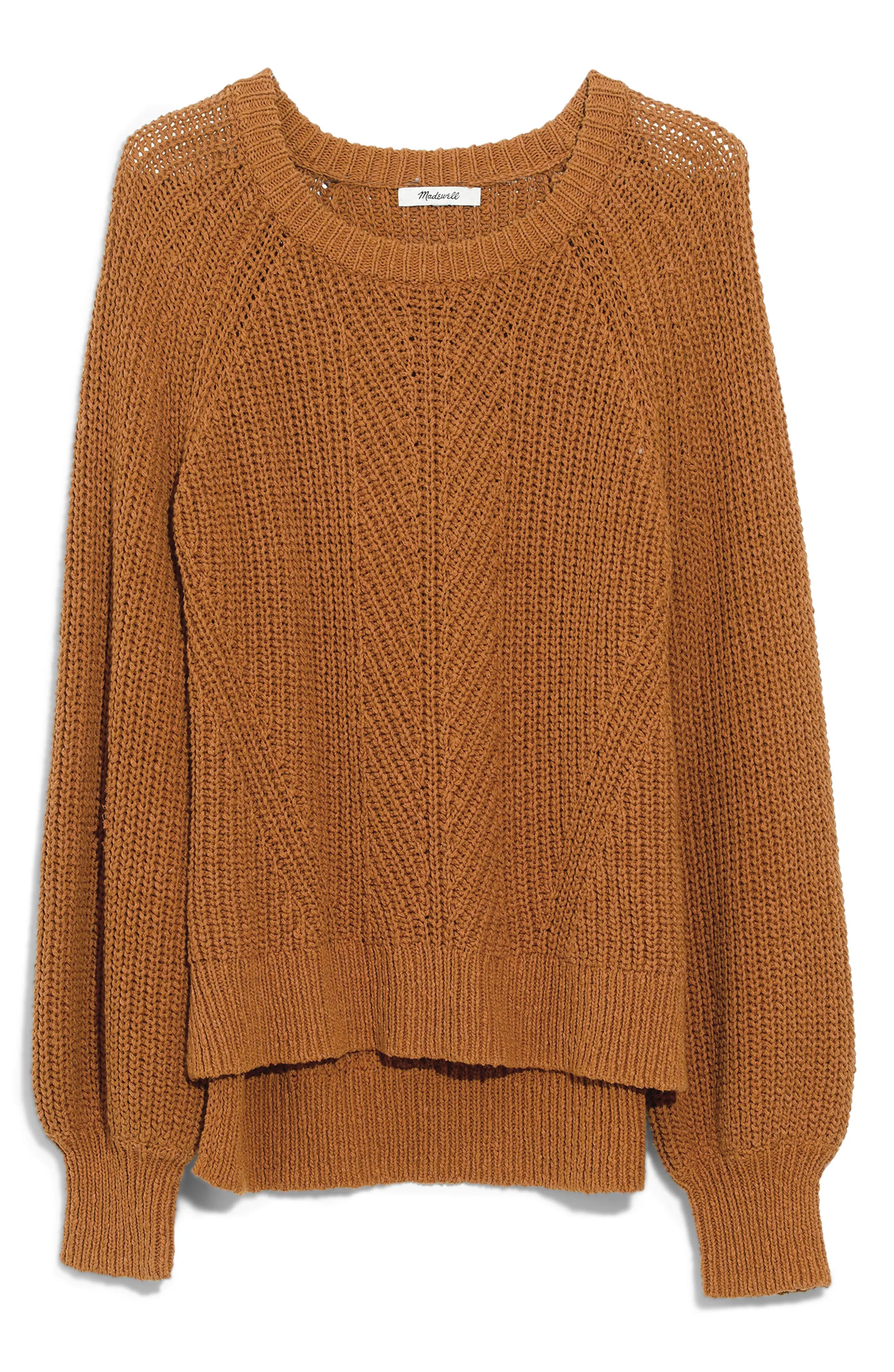 Madewell Balloon Sleeve Pullover Sweater | Nordstrom