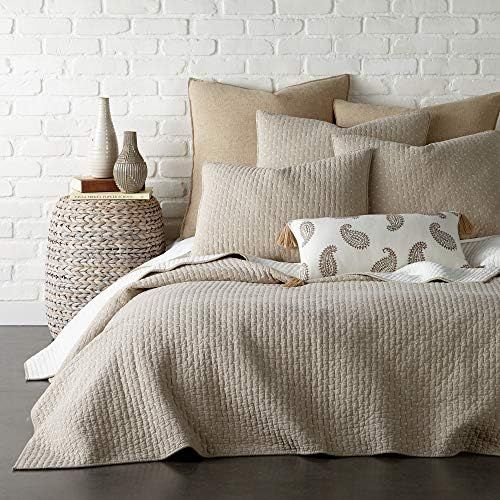Levtex Home - Cross Stitch Quilt Set - 100% Cotton - King Quilt (106x92in.) + 2 King Shams (36x20in. | Amazon (US)