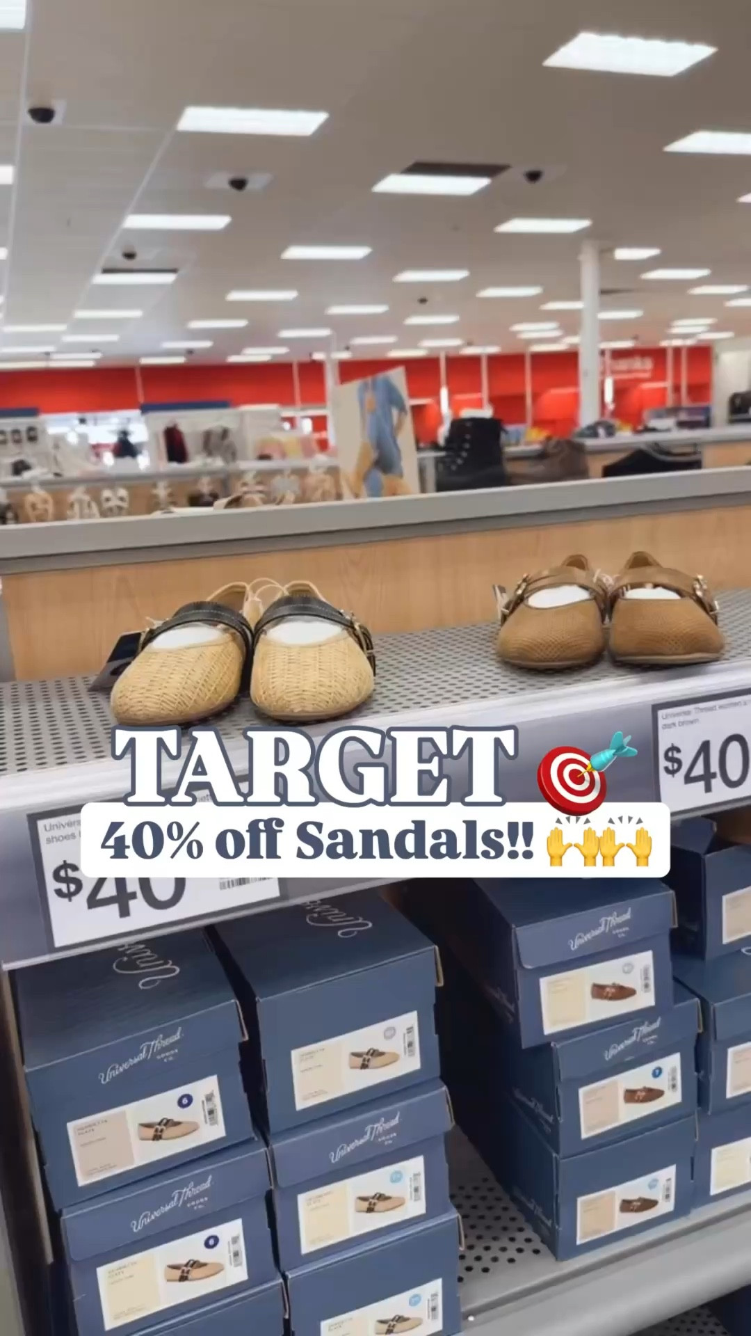 40% off Target 🎯 sandals! Snag these while you can! Such a great price right now and a great time to grab any sandals you might need for the spring and summer seasons!! 

#LTKSeasonal #LTKSaleAlert #LTKgrwm