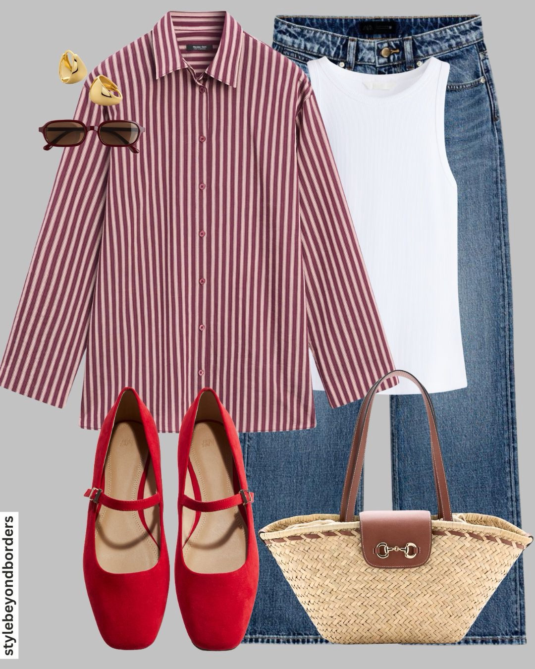 Red striped shirt styling ❤️🌼✨



Tags: red striped shirt, striped shirt button down, red ballt flats, straight leg jeans, raffia bag, beach bag, twill trousers, khaki jeans, white trousers, linen torusers,  lack trousers, brown sandals, black sandals, suede sandals, leather cage sandals, zara, H&M, MassimoDutti, Mango, chic outfit, summer outfit

#LTKstyletip #LTKspring #LTKshoes