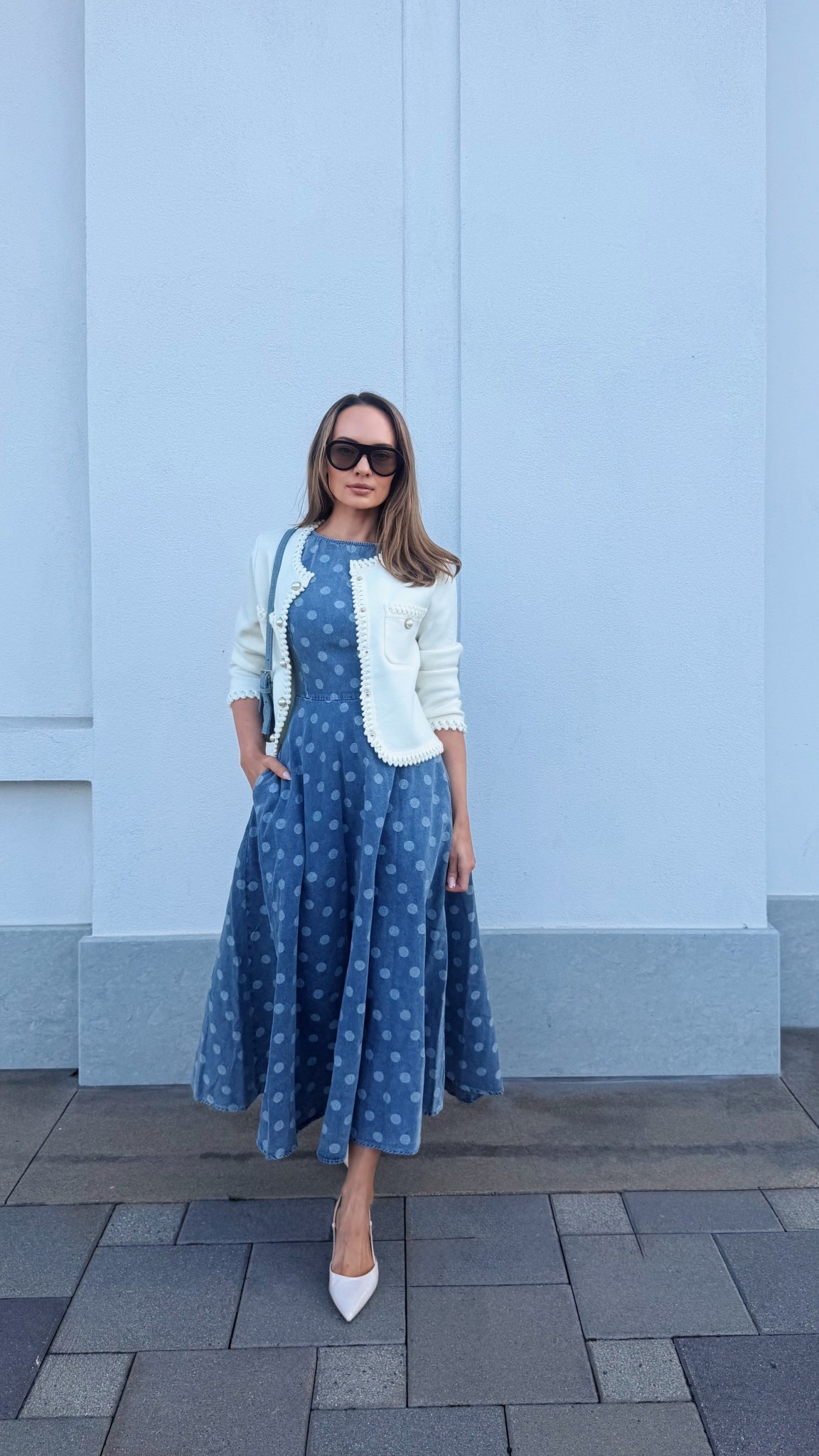 Polka dot denim for fall 🦋 

#LTKSeasonal #LTKItBag