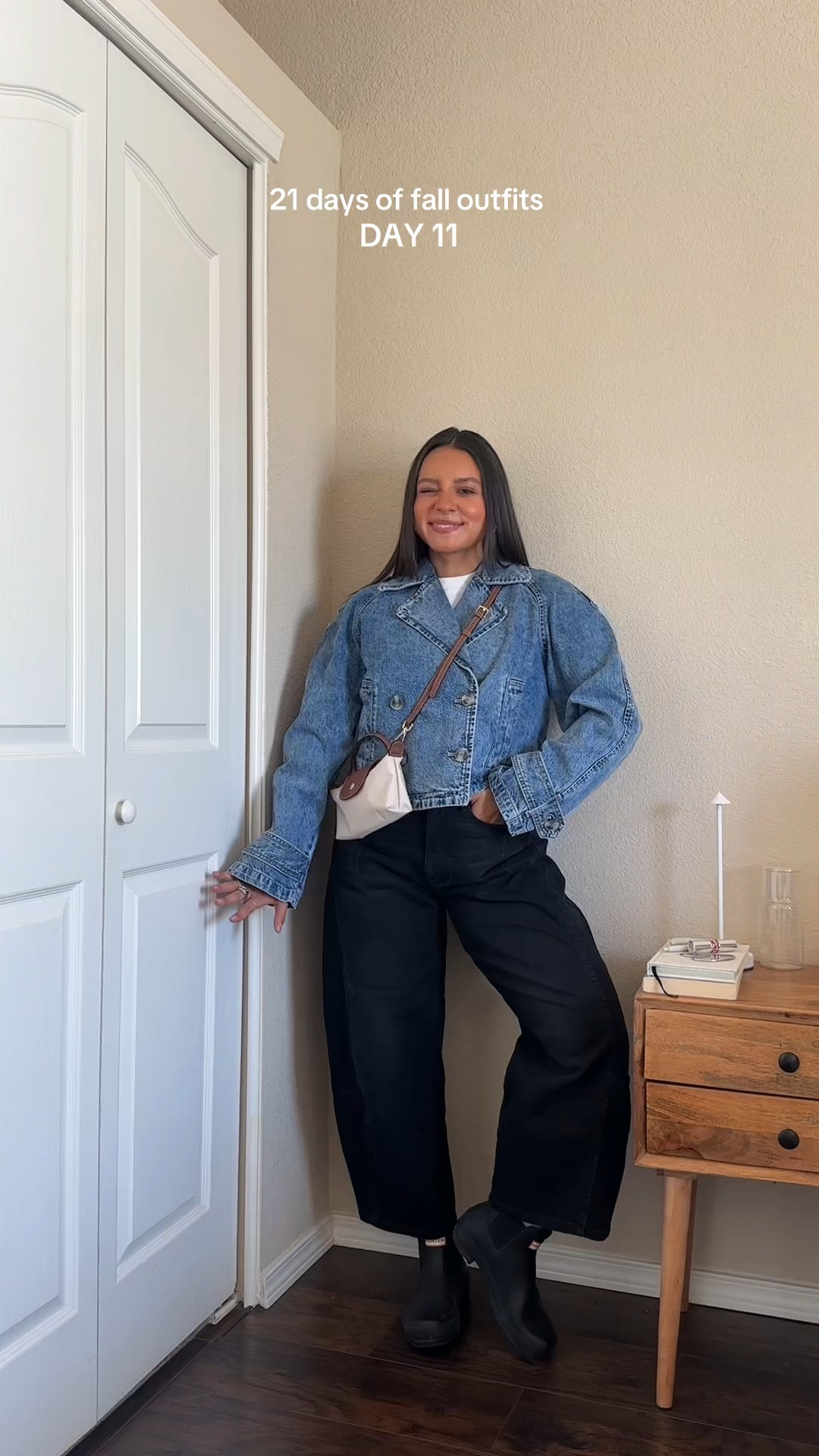 barrel leg jeans👖 — (wearing size 27 jeans + jacket in size x-small + shirt in size x-small)

#LTKStyleTip #LTKHoliday #LTKSeasonal
