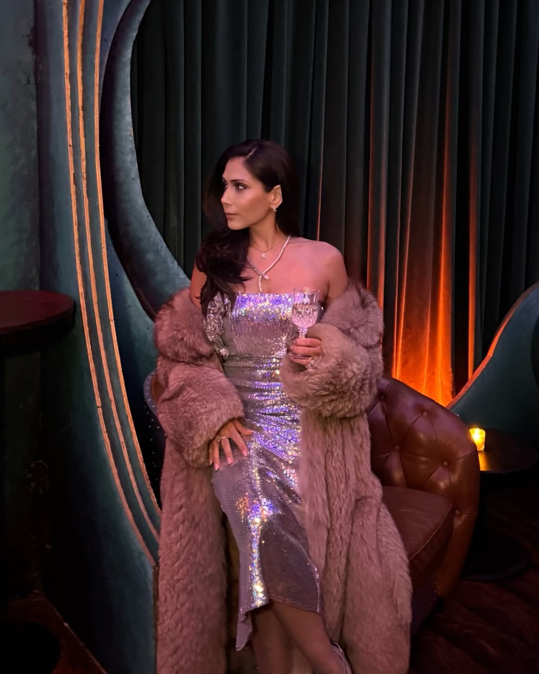 Stepping into the new year with timeless sparkle ✨

Wearing the stunning Cassia Strapless Sequin Rose Midi Dress in Silver from MESHKI – a perfect blend of elegance and glamour for any special evening. This strapless fitted midi dress features delicate floral sequin embellishments that beautifully contour the body and shimmer with every movement. Designed with a flattering pencil silhouette and crafted from high-quality sequin fabrication, it creates a sleek and sophisticated party-ready look.

The intricate 3D sequin rose detailing adds a romantic touch while the back zip closure and subtle back vent ensure both comfort and ease of movement throughout the night. Whether you're attending a New Year celebration, formal event, cocktail party, or wedding reception, this statement piece from MESHKI is made to turn heads effortlessly.

Shop this look now through my LTK to recreate this elegant night-out outfit 💫

#LTKmorningroutine #LTKdayinmylife #LTKmomlife