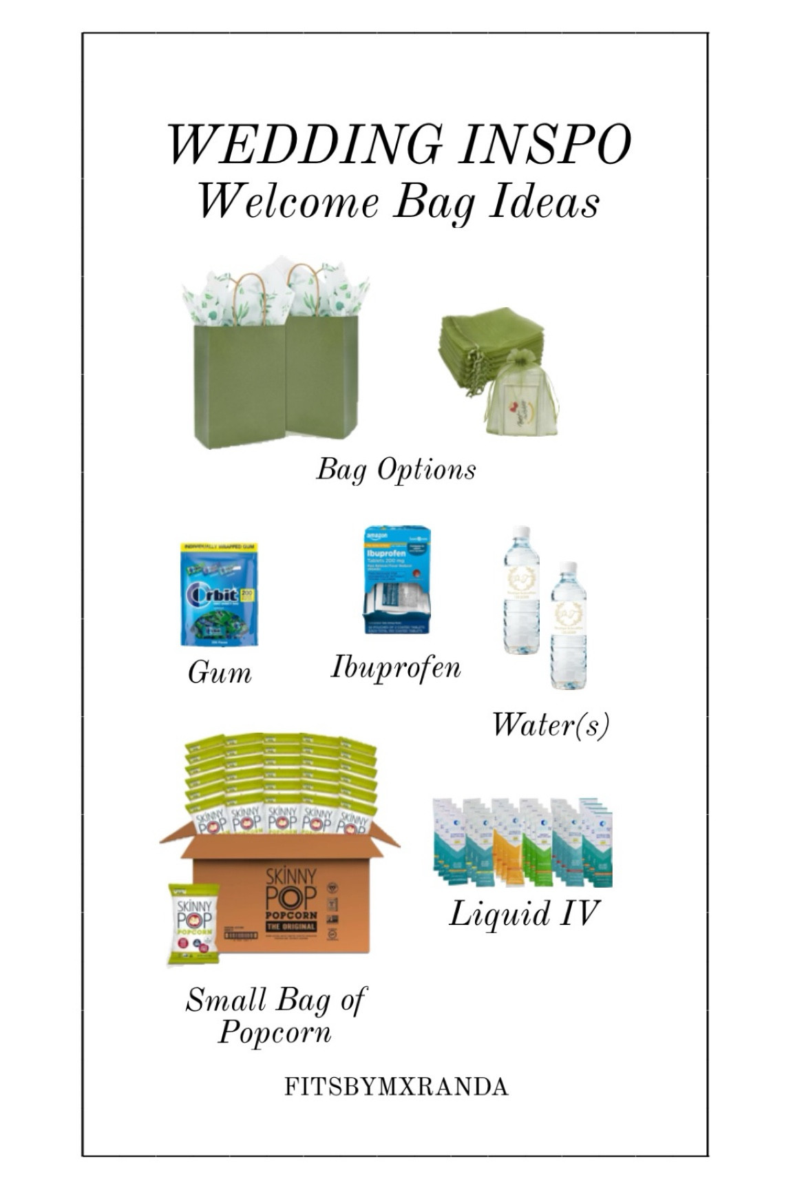 Welcome Bag

#LTKGiftGuide #LTKStyleTip #LTKWedding