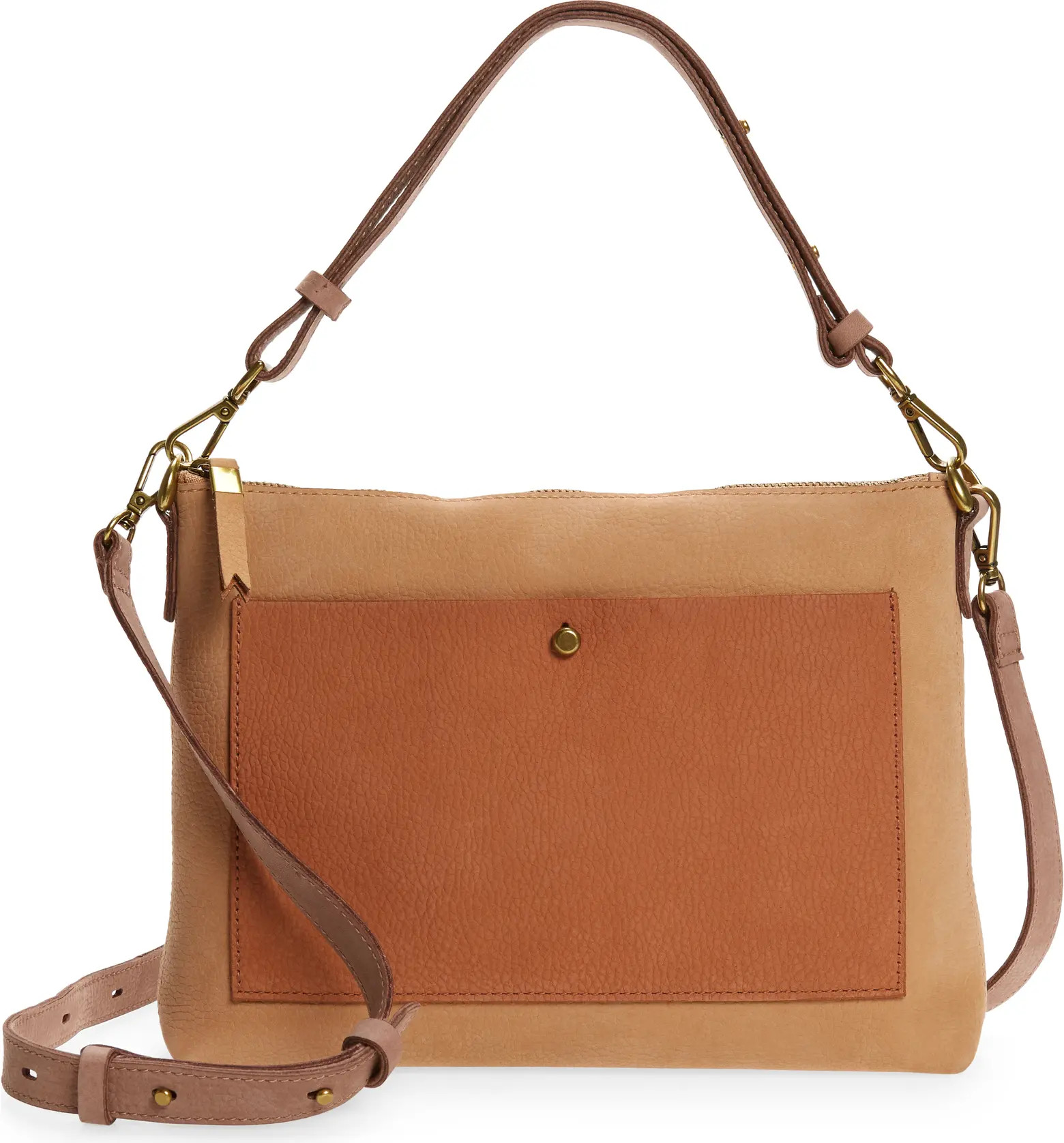 Madewell The Transport Shoulder Colorblock Crossbody Bag | Nordstrom | Nordstrom