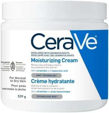 CeraVe Moisturizing Cream | Daily Face, Body & Hands Moisturizer for Dry Skin With Hyaluronic Acid a | Amazon (CA)