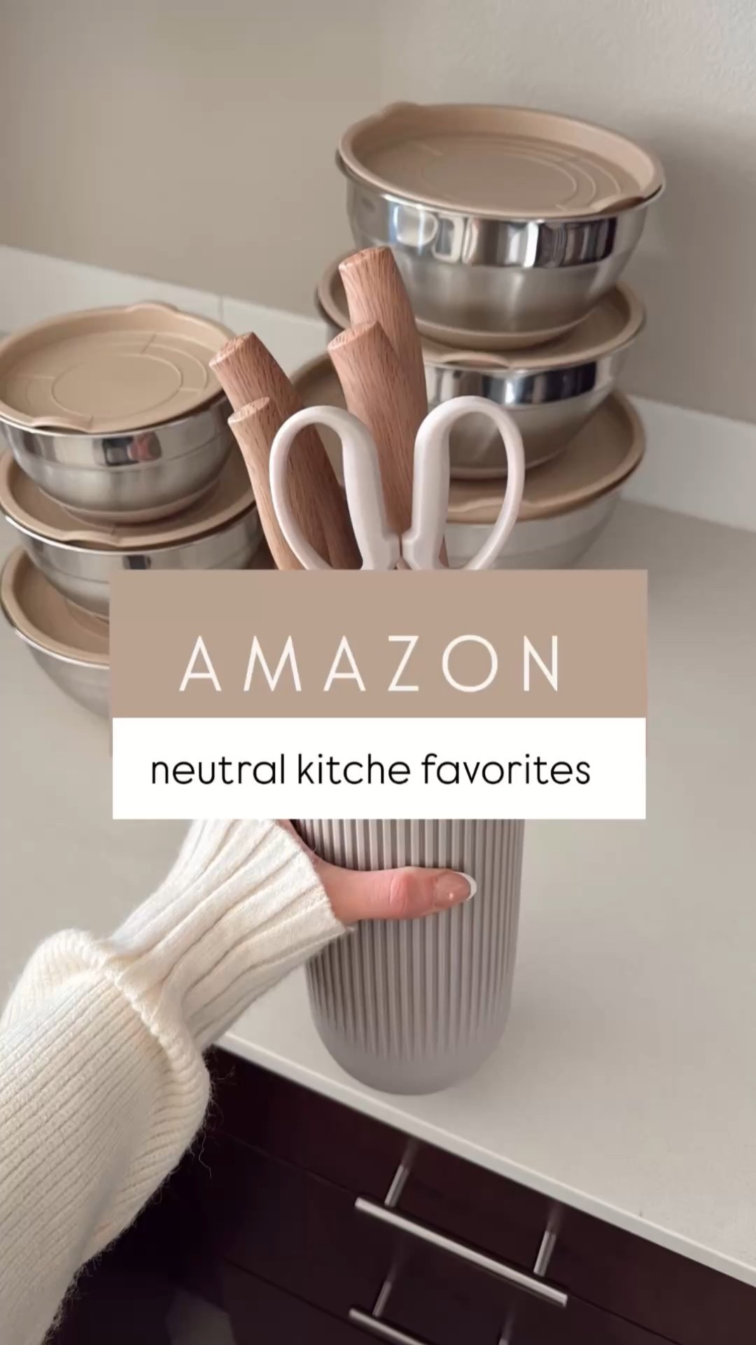 Neutral kitchen favorites 
most loved 2026

#kitchen #beigeaesthetic #amazonhome #bestssellers