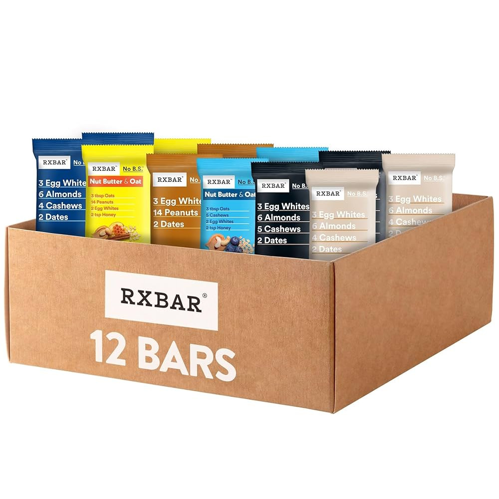 RXBAR Protein Bars, Snack Bars, Variety Pack (12 Count) | Amazon (US)
