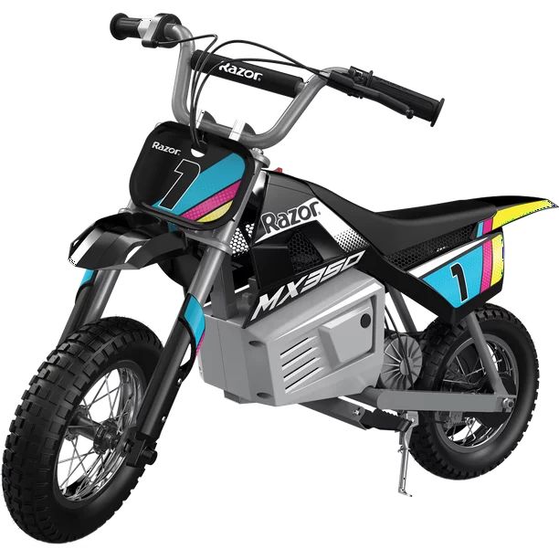 Razor Miniature Dirt Rocket MX350 Electric-Powered Dirt Bike - Black with Decal Included, 24V Ele... | Walmart (US)