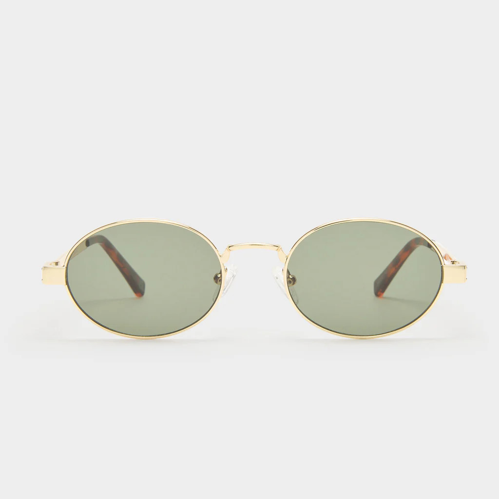 POSEIDON DEUX | GOLD KHAKI MONO | Le Specs UK