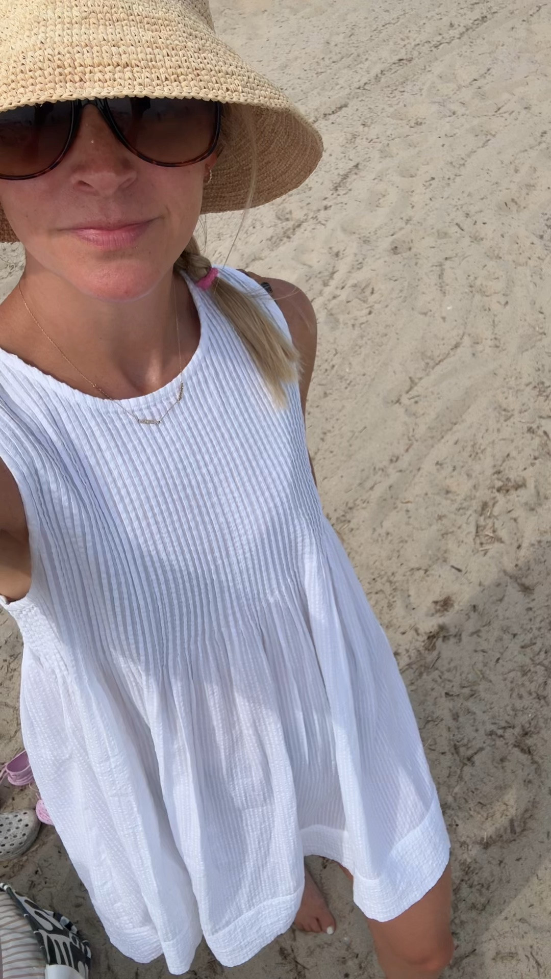 Beach ootd - wearing smalls

#LTKootd #LTKmomlife #LTKSwim