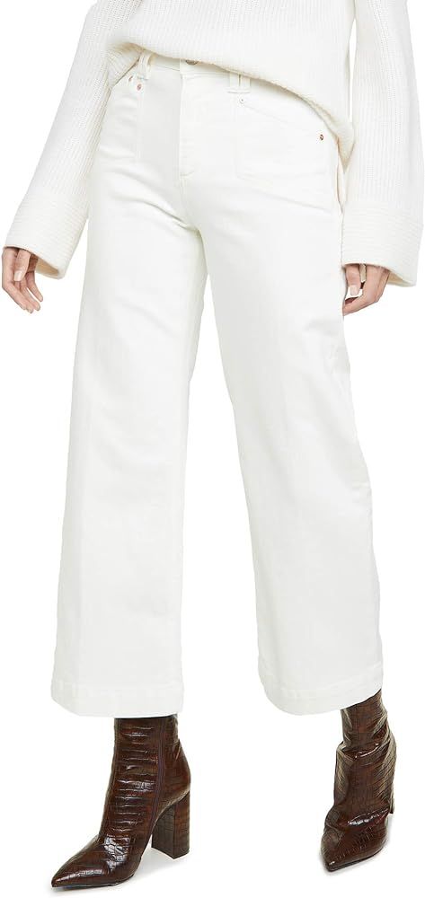 PAIGE Women's Anessa Culotte Jeans | Amazon (US)