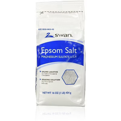 Swan 1000036823 Epsom Salt 16oz (Each) | Target