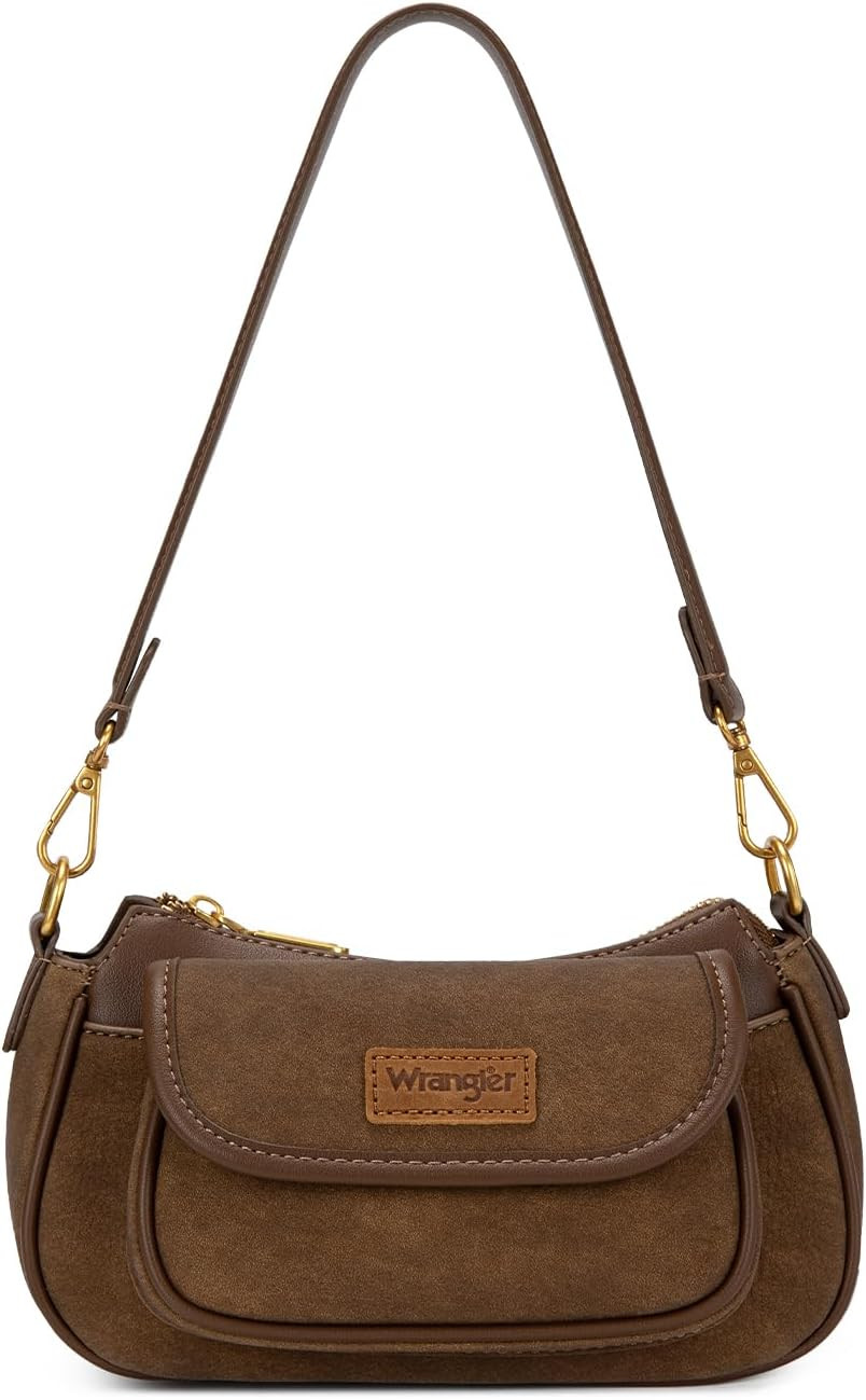 Wrangler Small Shoulder Bag Cute Purses for Women Handbag Underarm Bag | Amazon (US)