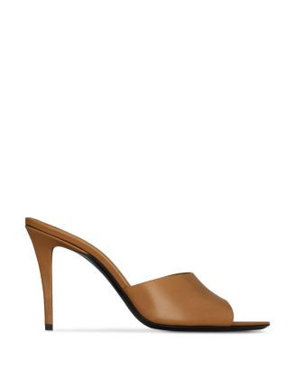 SAINT LAURENT Women's Romy Mules in Smooth Leather  | Bloomingdale's Saint Laurent | Bloomingdale's (US)
