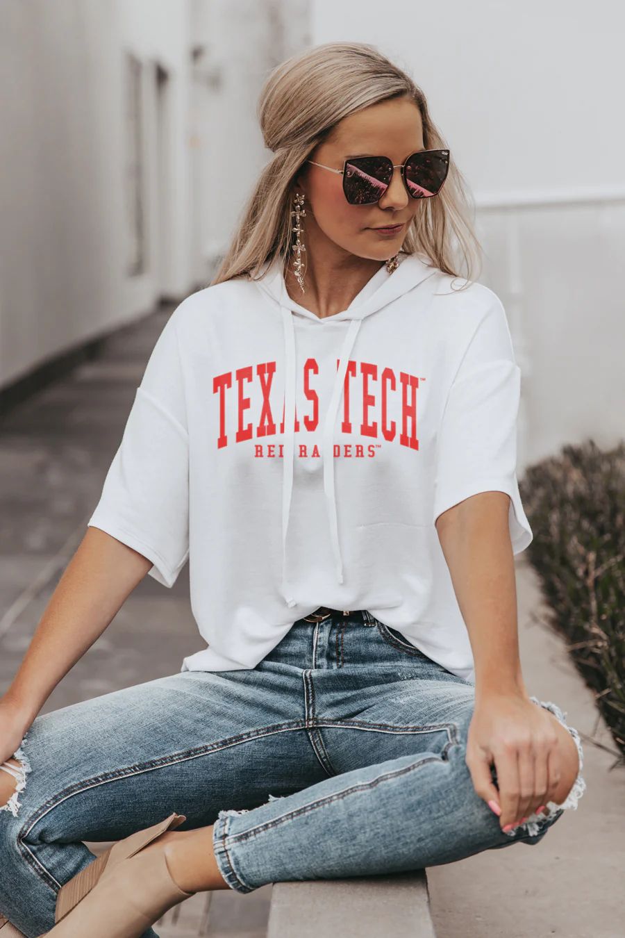 TEXAS TECH RED RAIDERS "EASY COME, EASY GO" SHORT SLEEVE FRENCH TERRY PULLOVER | GAMEDAY COUTURE LLC