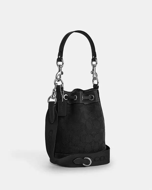 Mini Bucket Bag In Signature Jacquard | Coach Outlet US