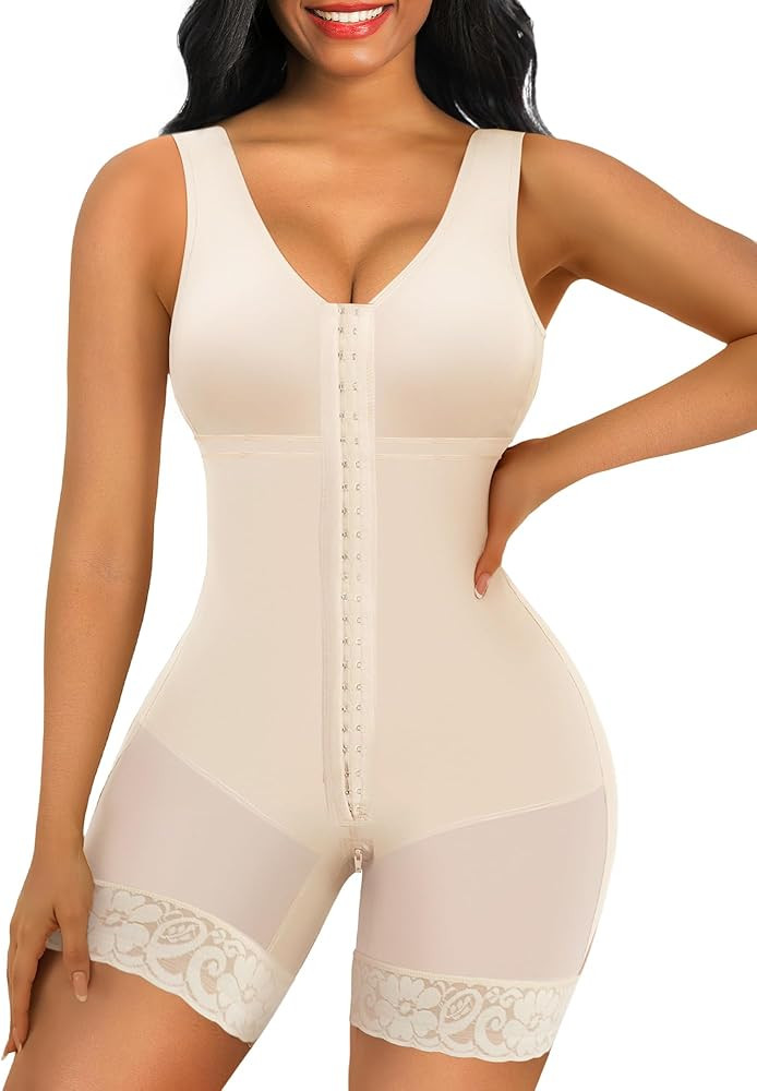 SHAPERX Women's Fajas Colombianas Tummy Control Shapewear Postpartum Full Body Shaper Butt Lifter... | Amazon (US)