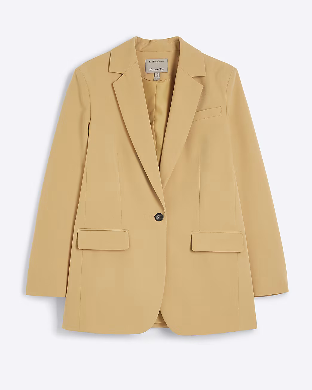 Brown Oversized Relaxed Blazer | River Island UK & IE