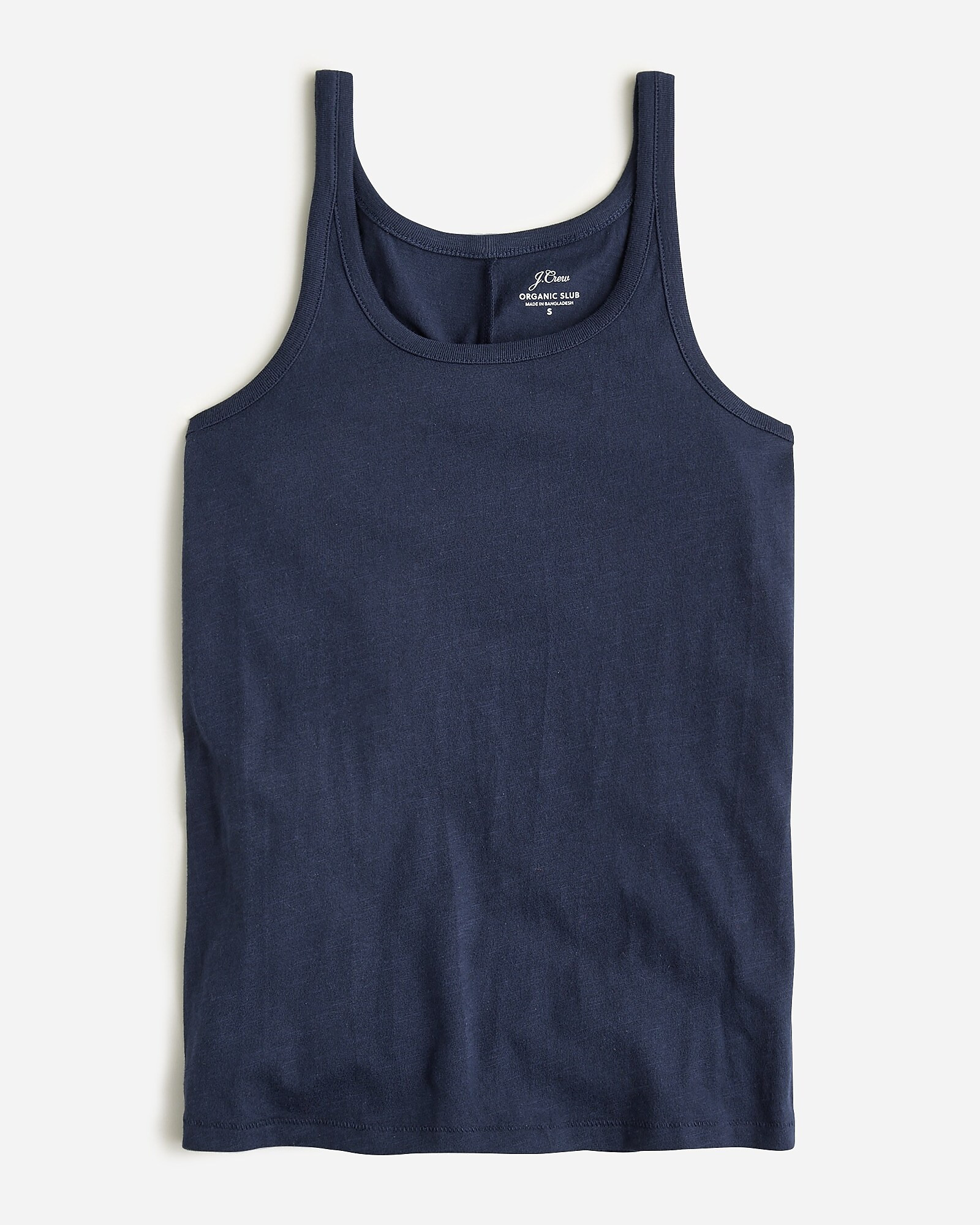 Scoopneck tank top in organic slub cotton | J. Crew US