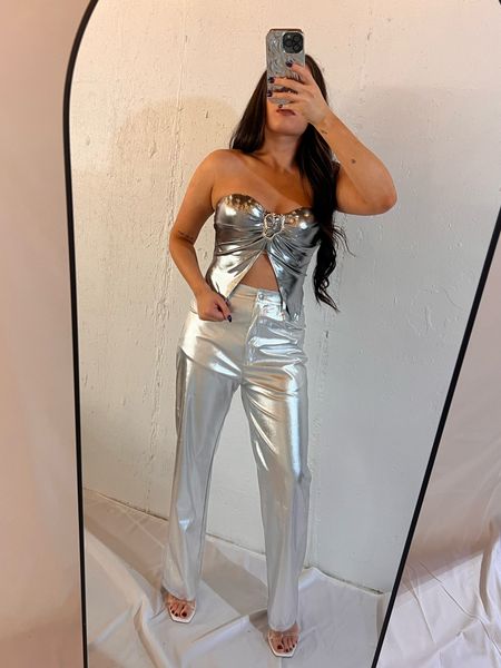 Going out outfit inspo!!! 

Silver 
Chrome 
Monochromatic 
Metallic 
Coachella 
Festival fits 
Amazon 
Shiny 

#LTKstyletip #LTKfindsunder50 #LTKparties
