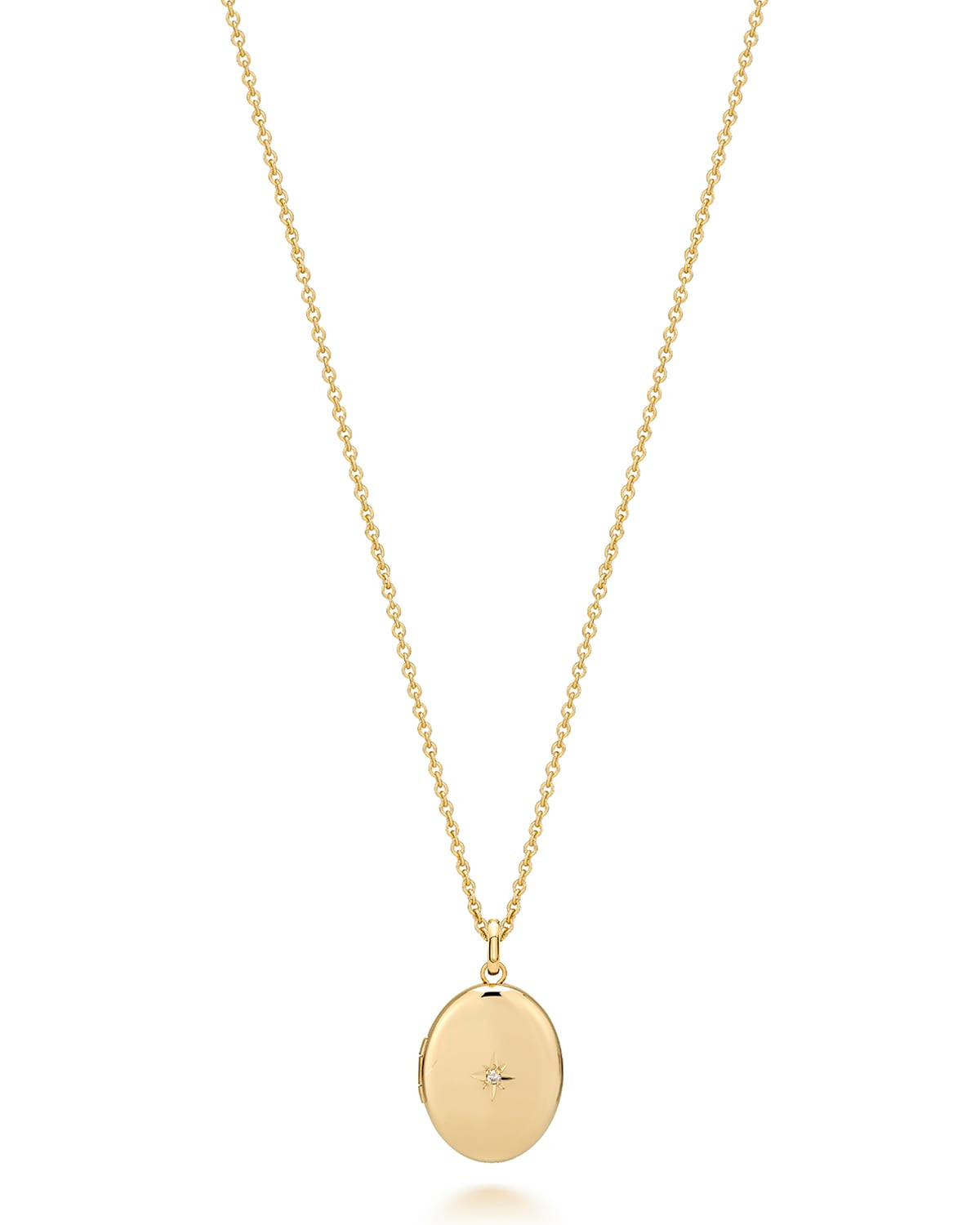 1-Diamond Locket Necklace | Neiman Marcus